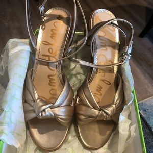 NEW Sam Edelman Champagne sandals